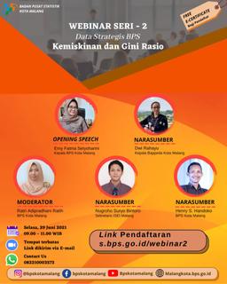 Webinar Data Strategis 2021 - Kemiskinan dan Gini Rasio