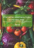 Statistik Hortikultura Kota Malang 2019