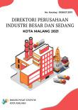 Direktori Perusahaan Industri Besar Dan Sedang Kota Malang 2021