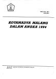 Kota Malang Dalam Angka 1994