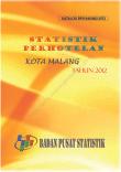 Statistik Perhotelan Kota Malang 2012